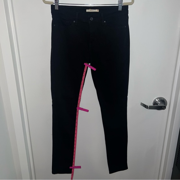 Levi’s 711 Skinny Mid Rise Jeans Black - Picture 6 of 6
